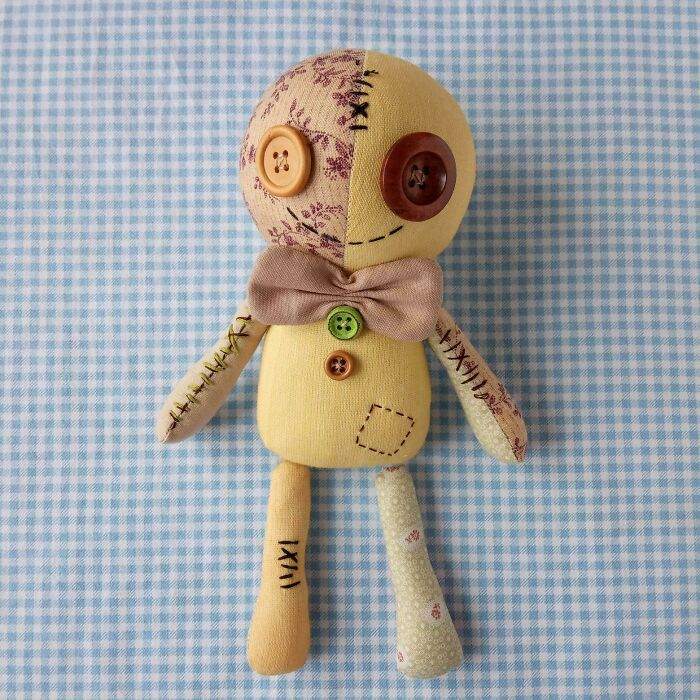 This Doll Was Made From Fabric Scraps (So Cute!)