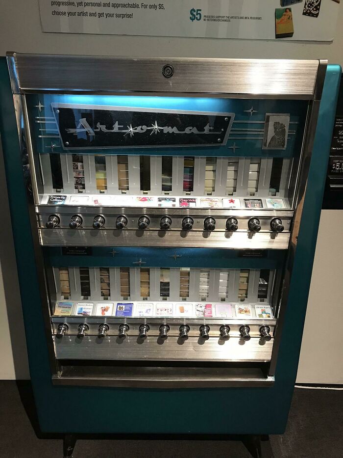 Turned A Cigarette Machine Into An Art Vending Machine (Yup!)