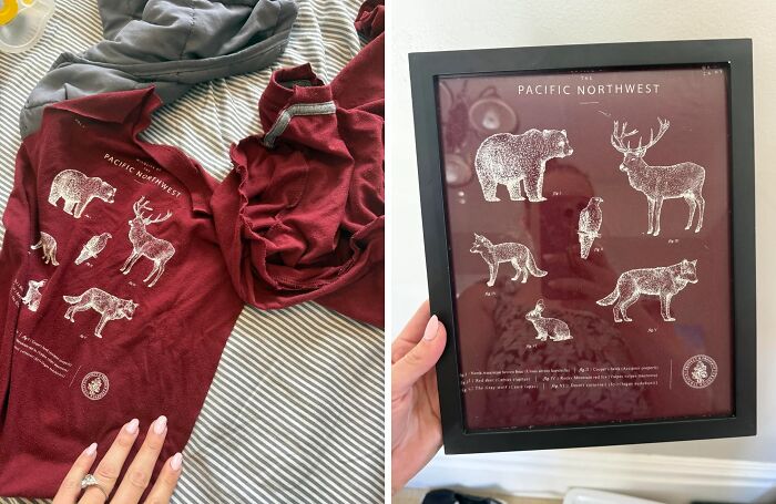 Wall Art Made From Old T-Shirts (Because Nostalgia!)