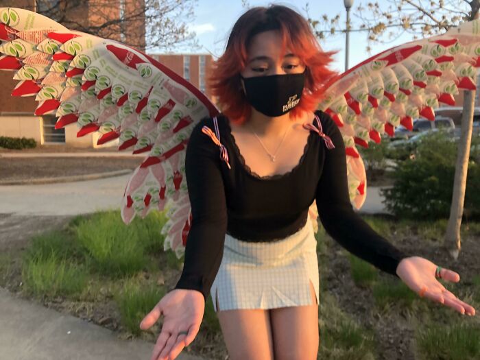 Wings Made From Recycled Cups (Fly, Baby, Fly!)