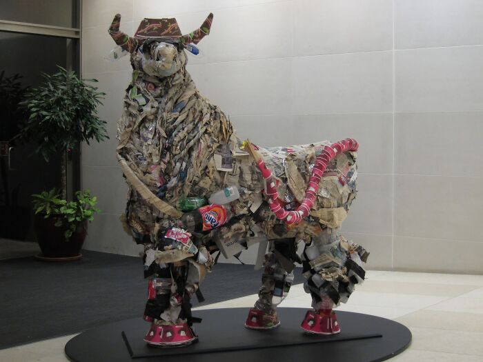 Rubbish Art Outside Bank Of America In London (Yes, Really)