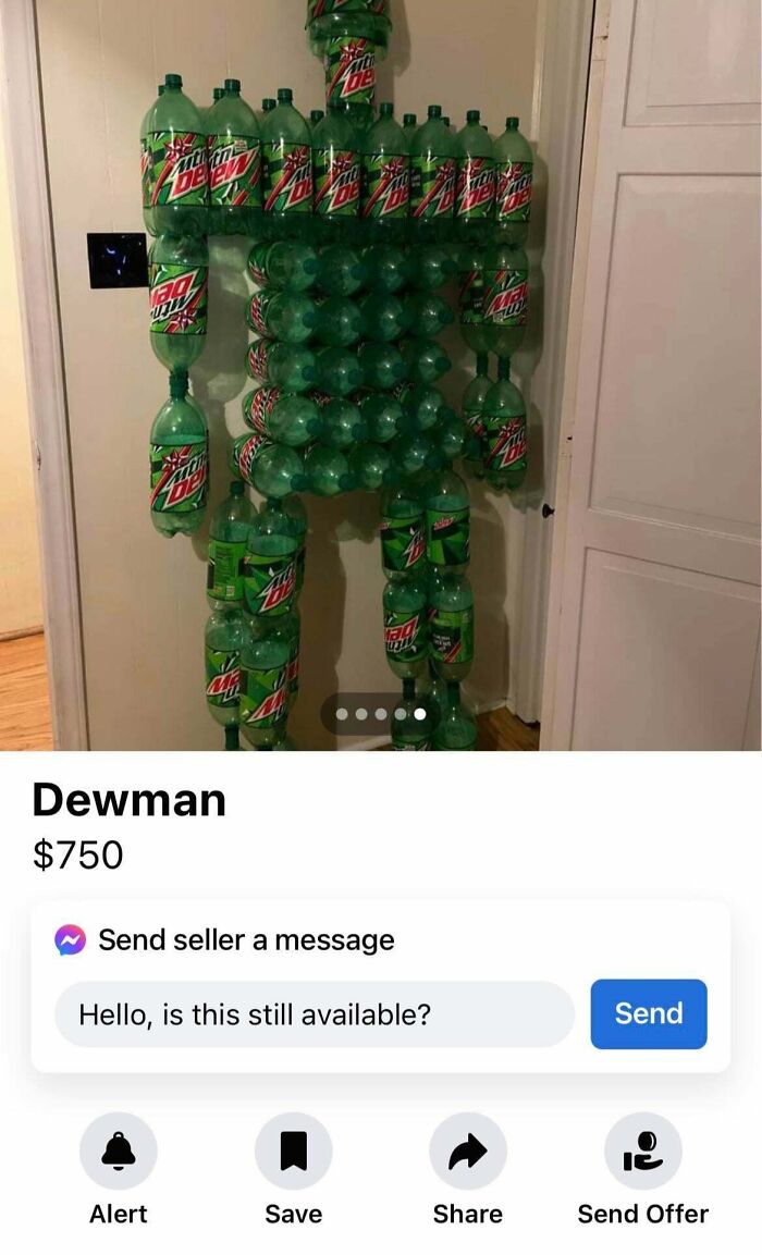 Dewman Keeps The Ocean Clean — Just $750 For This Bottle Art