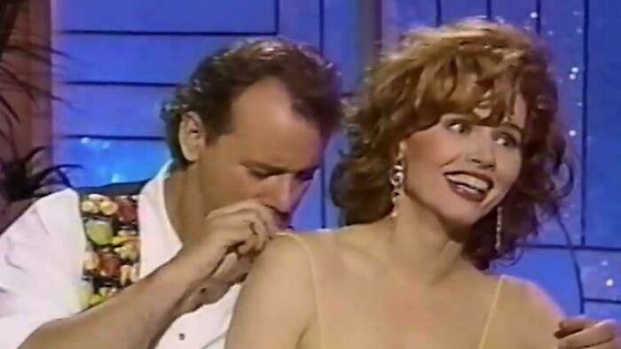Bill Murray Harassed Geena Davis On Live TV? Uh, No Thanks.