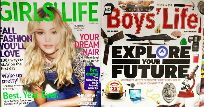 Girl Magazines Vs Boy Magazines: Like, What Even?