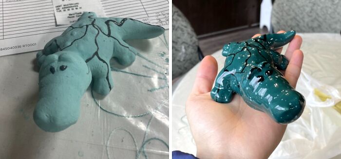 Clay Crocodile: Bake Time! Watch It Go From Meh to Wow