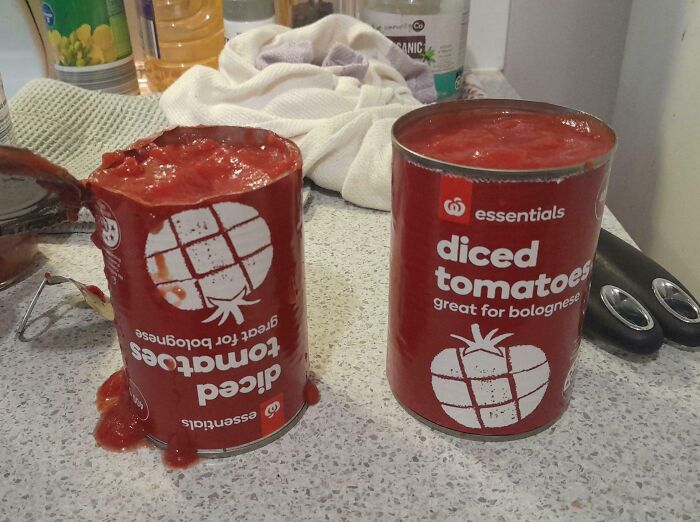 How He Opens Cans vs. How I Open Cans: A Comedy of Differences