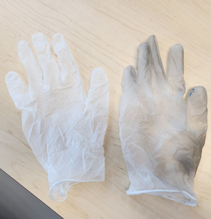 Gloves After Handling Ballots All Day: Woo, That’s Dirty!