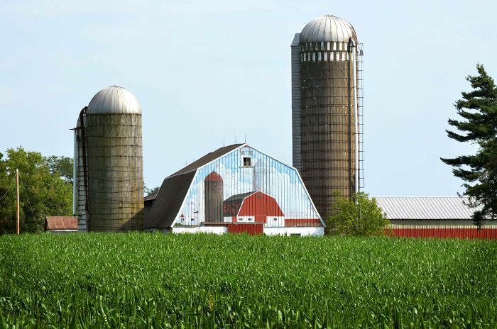 Dad to Artist Son: "Go Paint the Barn." The Result? Masterpiece!