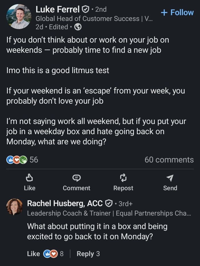 Don’t Want to Work 24/7? Just Quit, Says LinkedIn Guru