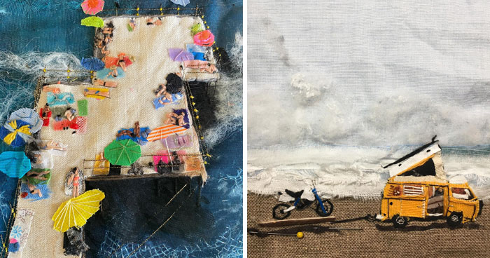 Stitching Dreams: These 55 Cozy Scenes Made From Thread Will Melt Your Heart