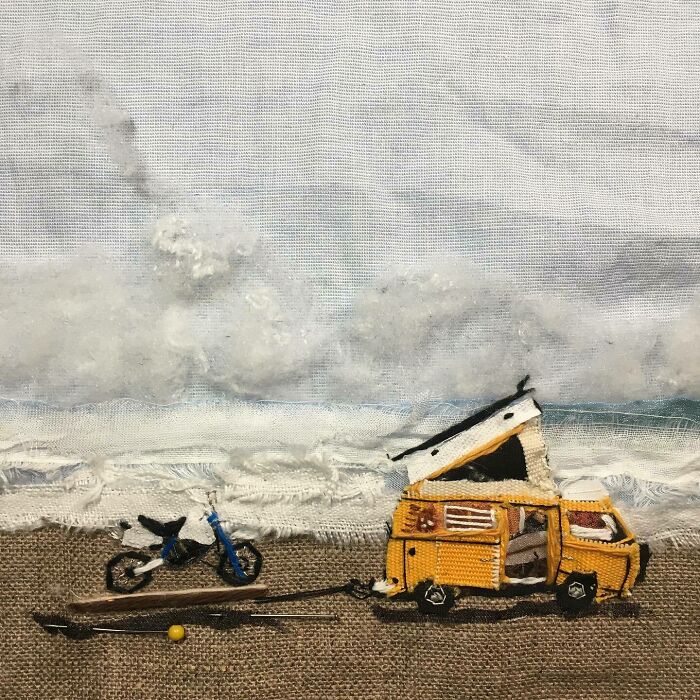 Stitching Dreams: These 55 Cozy Scenes Made From Thread Will Melt Your Heart