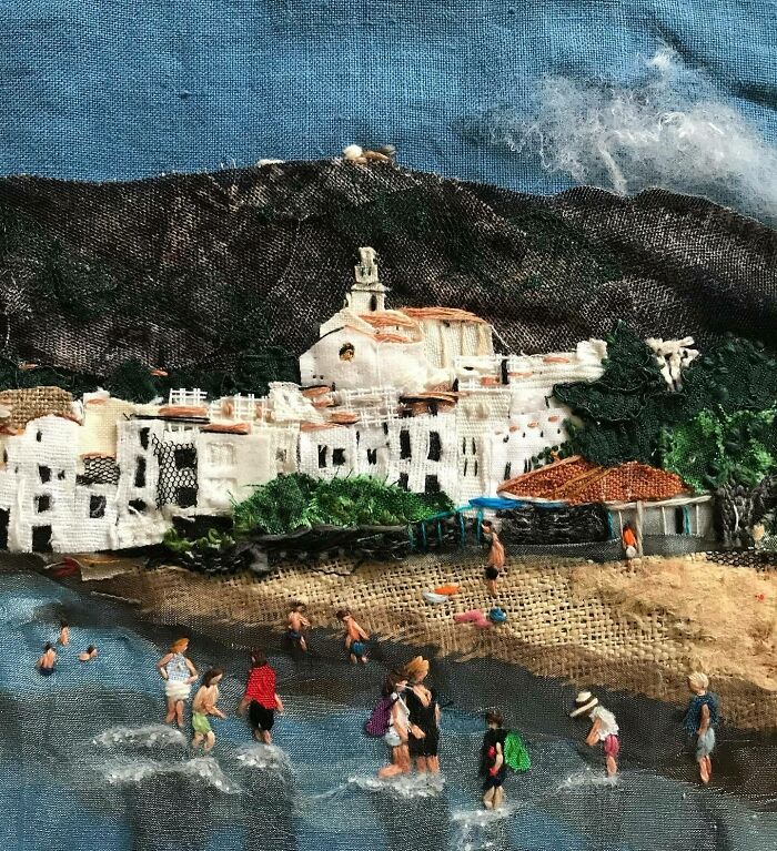 Stitching Dreams: These 55 Cozy Scenes Made From Thread Will Melt Your Heart