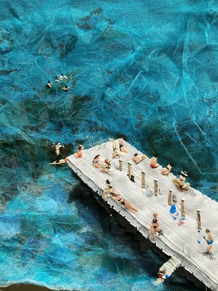 Stitching Dreams: These 55 Cozy Scenes Made From Thread Will Melt Your Heart