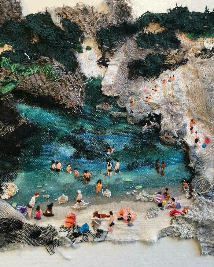 Stitching Dreams: These 55 Cozy Scenes Made From Thread Will Melt Your Heart
