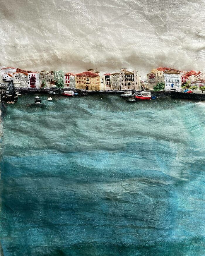 Stitching Dreams: These 55 Cozy Scenes Made From Thread Will Melt Your Heart