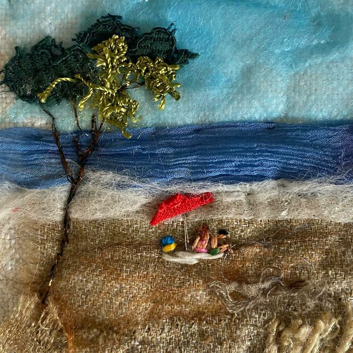 Stitching Dreams: These 55 Cozy Scenes Made From Thread Will Melt Your Heart