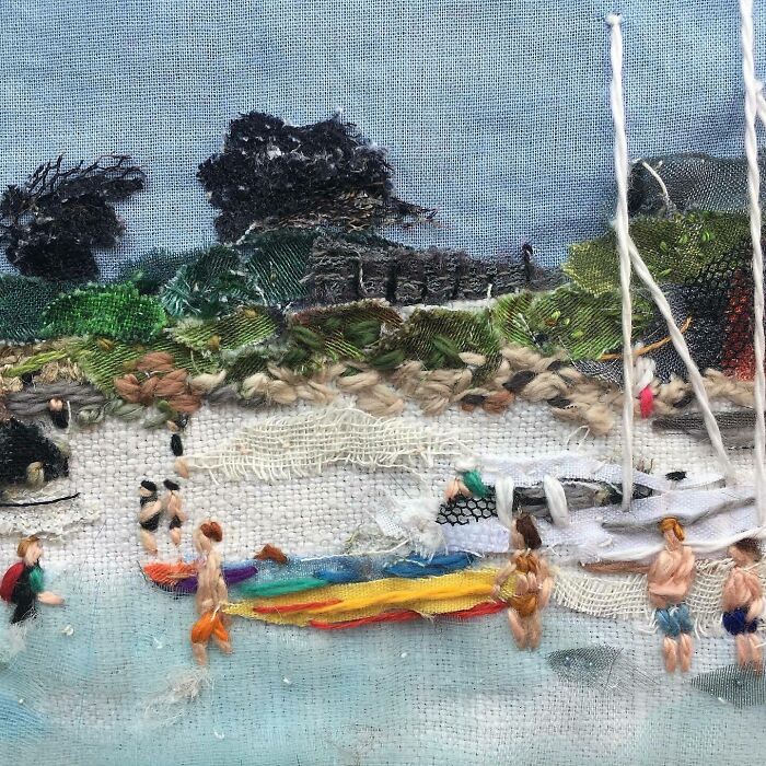 Stitching Dreams: These 55 Cozy Scenes Made From Thread Will Melt Your Heart