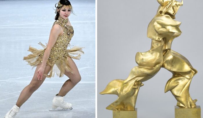 Running Statue or Sculpted Athlete?