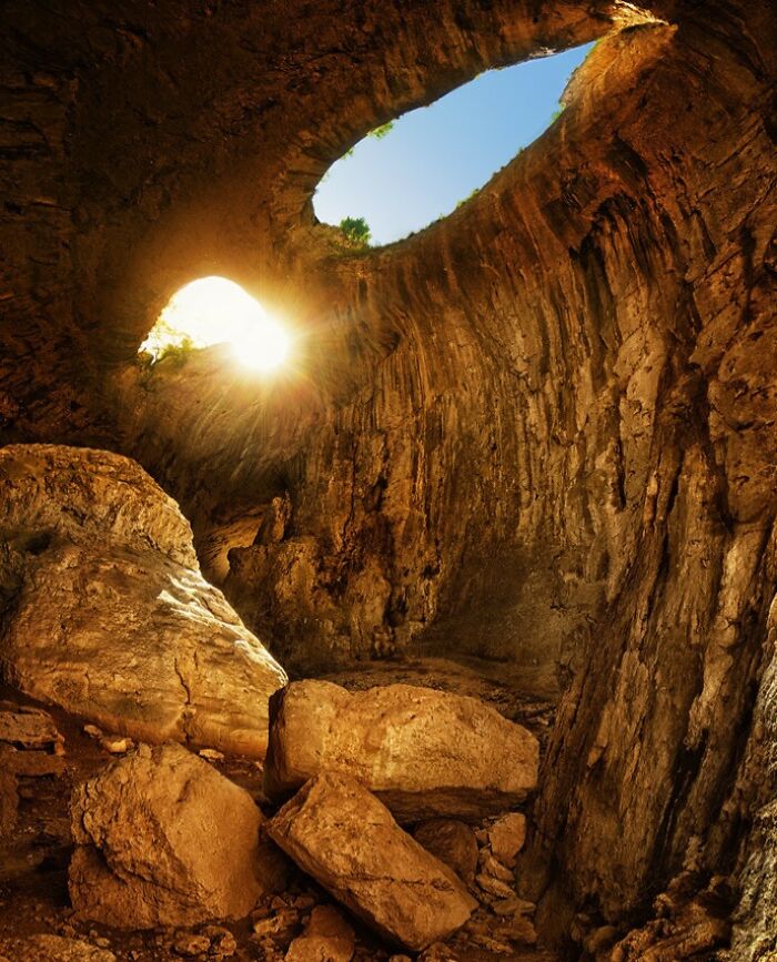 God’s Eyes: Peek Into Bulgaria’s Prohodna Cave