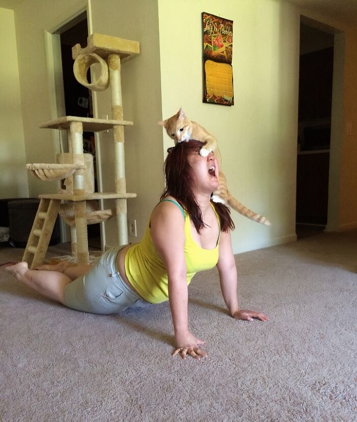 My Girlfriend’s New Favorite Yoga Pose