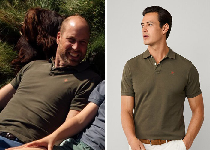 William Keeps It Cool with a £90 Polo
