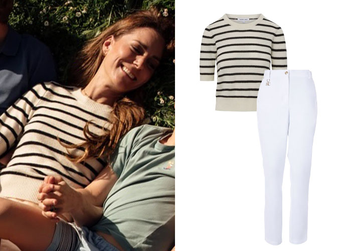 Kate’s £417 Outfit Is Stripes for Days