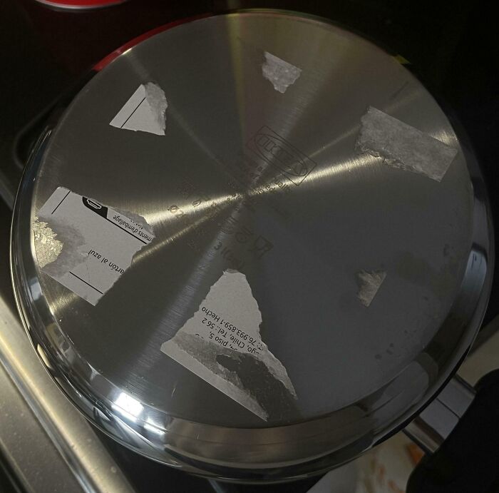 Stubborn Stickers on a Pan – Burn It Off, Maybe?