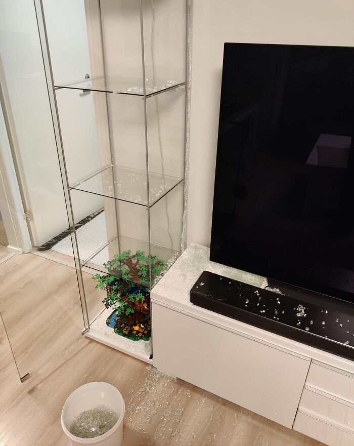 When IKEA Glass Cabinets Decide to Explode