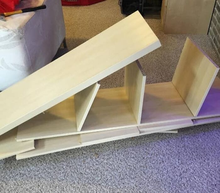 What Assembling IKEA Furniture Feels Like