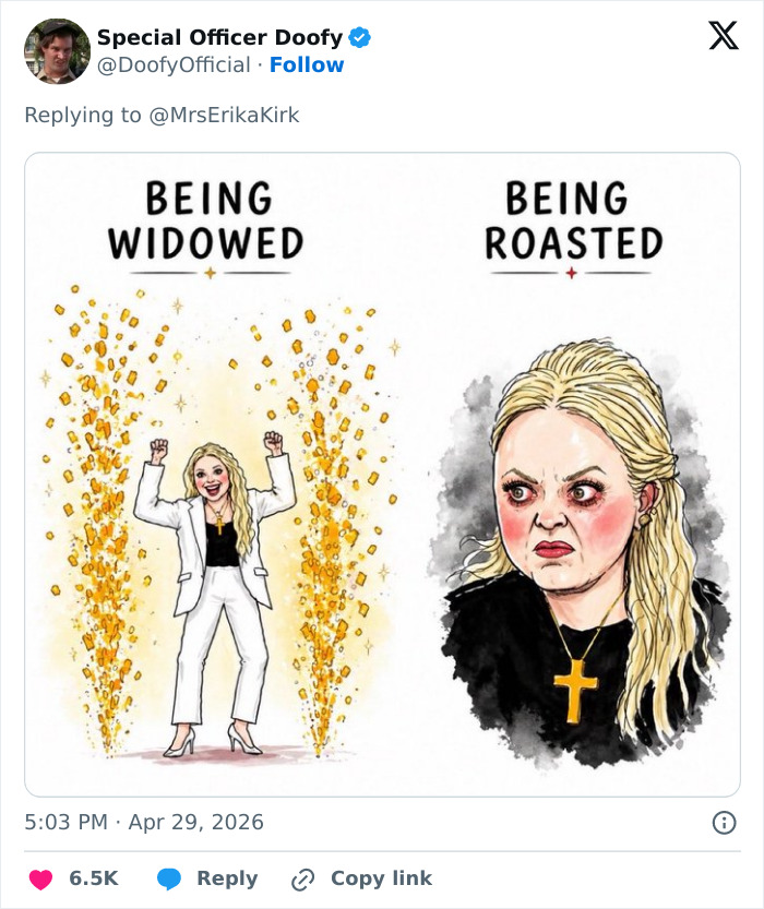 Erika Kirk's Dramatic Video Just Turned Into a Meme Goldmine