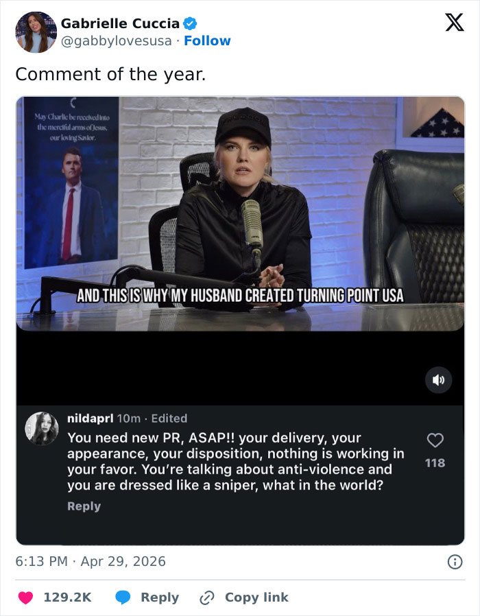 Erika Kirk's Dramatic Video Just Turned Into a Meme Goldmine