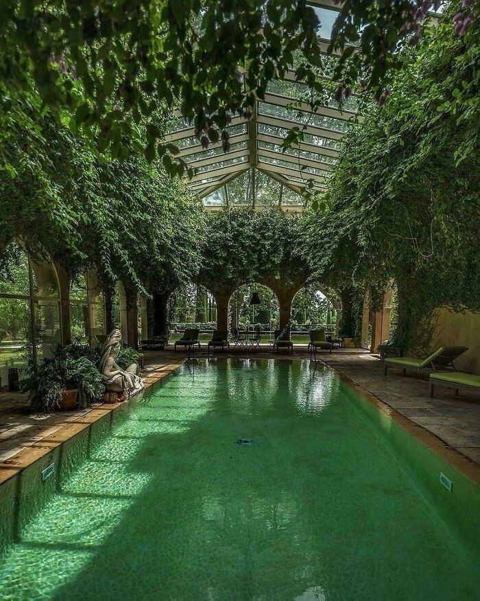 Dreamy Pool at an 18th-Century Castle in Luberon