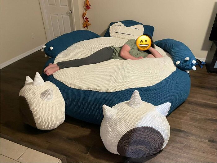 Giant Snorlax Beanbag That’ll Make You Never Want To Get Up