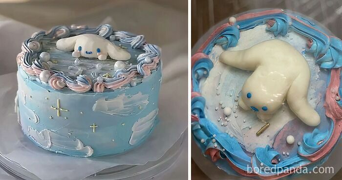 Cinnamon Roll Birthday Cake: Love the Effort!