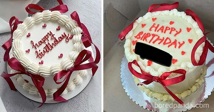The Cake We Wanted vs. The Cake We Got