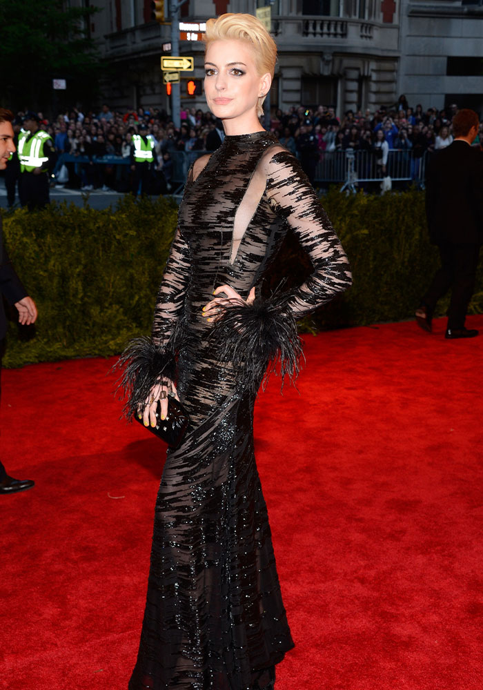 Anne Hathaway’s 2013 Punk Rock Glam