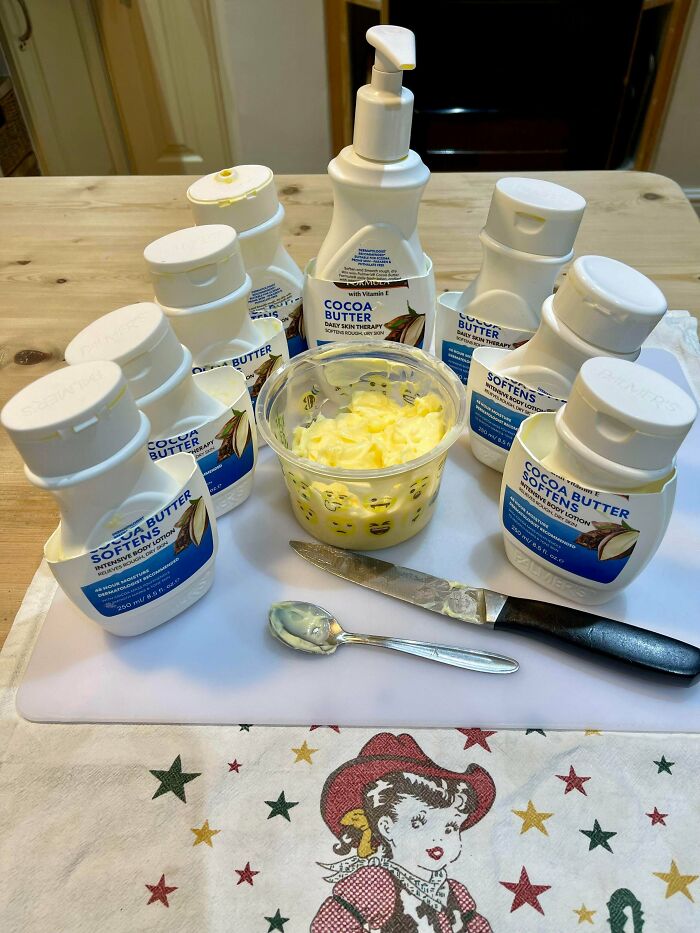 Scraping Lotion Bottles Like a Pro—Almost Got a Full Bottle Out of Empties!