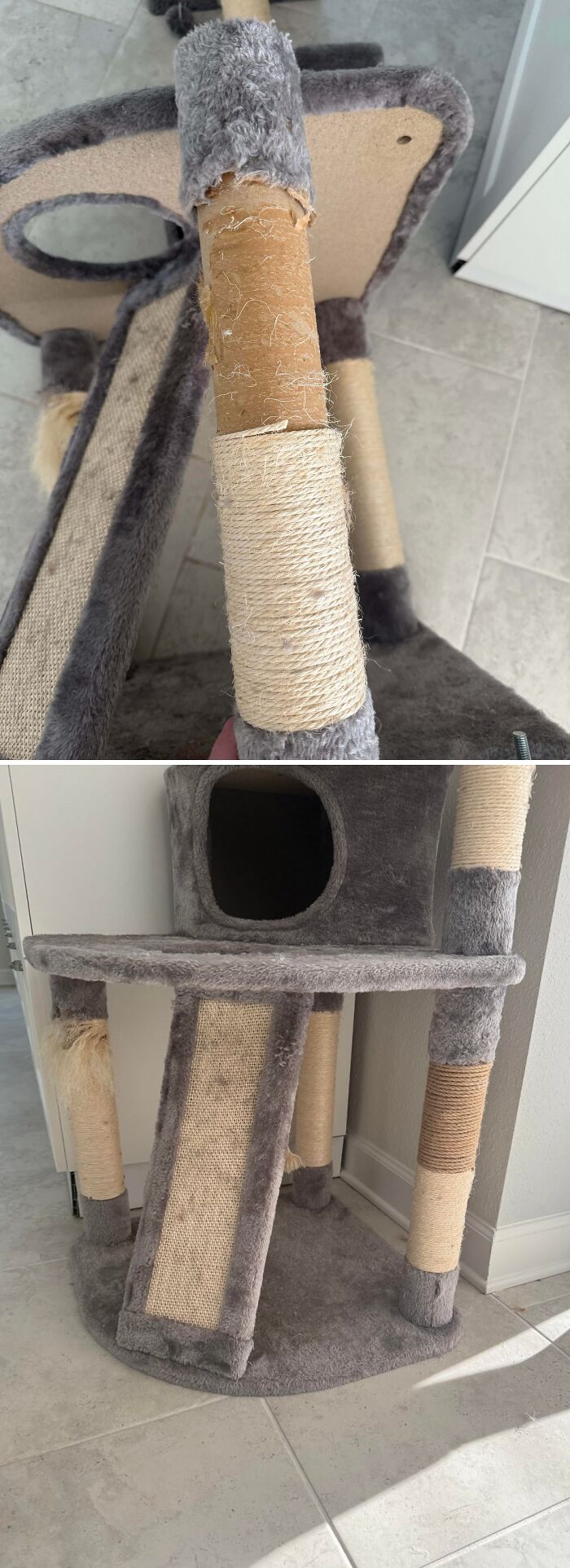 Bought Sisal Rope for $17 and Fixed My Cat’s Scratching Tree. Recycling Level: Expert!