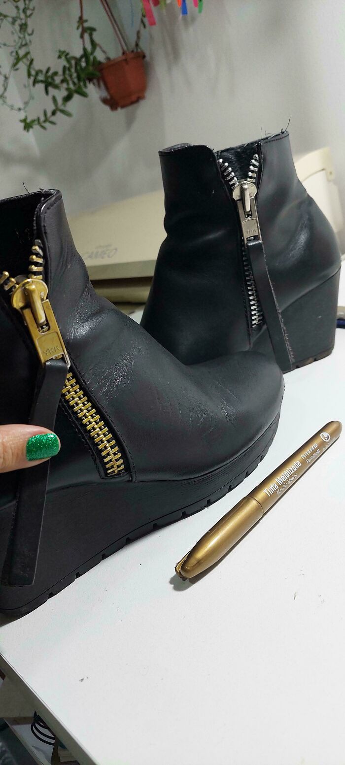 Spray Paint Silver Shoe Details Gold for a Quick Glam Upgrade (Only Need to Wear Once)
