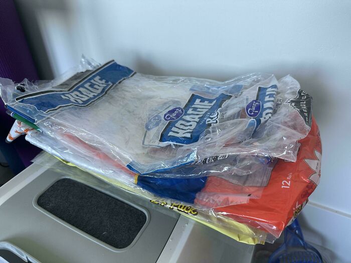 Save Those Product Bags to Scoop Your Kitty’s Litter—Perfect Little Helpers!