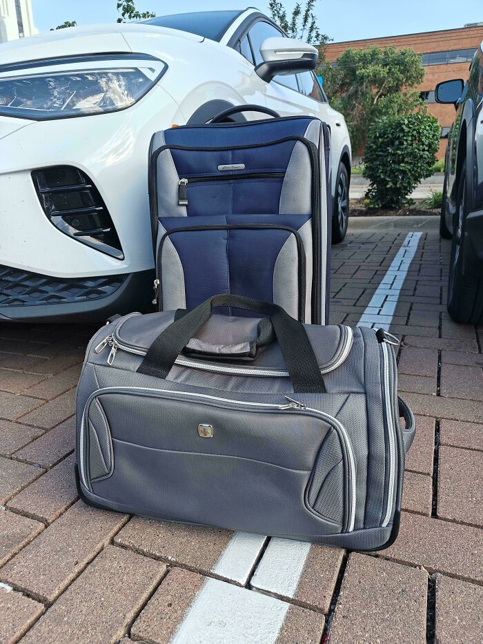 Grab Luggage at Thrift Stores if You Travel Light and Not Often—$24 for Two!