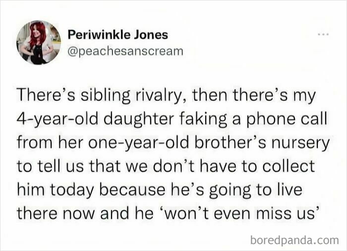 She Doesn't Like His Little Brother