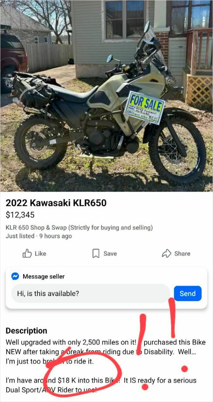 How Did This Guy Put $18K Into A $7,500 Bike?