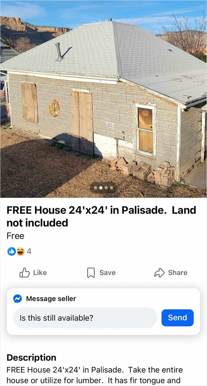 Disassembling A Whole House For Firewood? Yeah, Right!