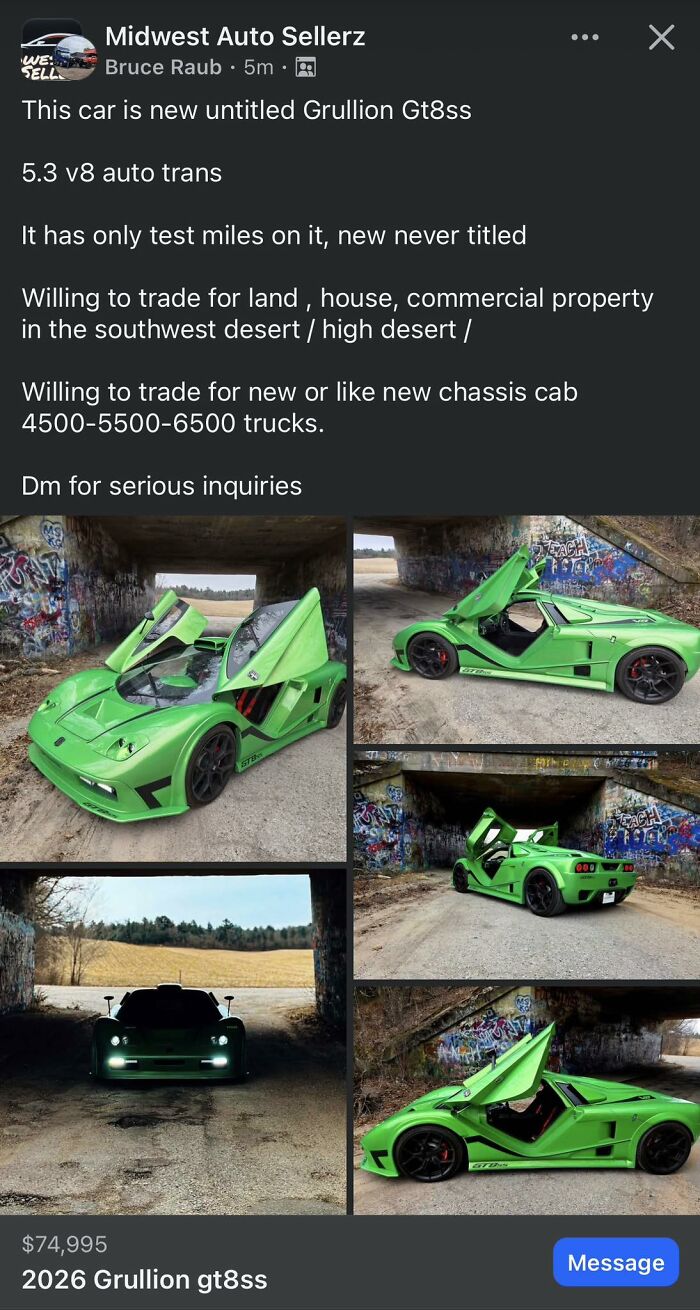Kit Car Owner Thinks It’s Worth $75K. Spoiler: It’s Not