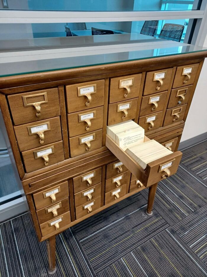 Remember Having to Use This Weird Thing at the Library to Find Books?