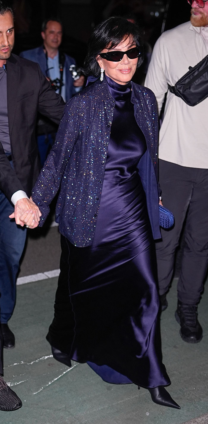 Kris Jenner’s Midnight Glam