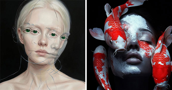 Wait, This Artist Actually Melts Faces Into Nature And Stuff? (40 Pics)