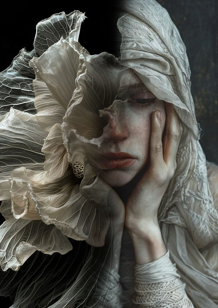 Wait, This Artist Actually Melts Faces Into Nature And Stuff? (40 Pics)