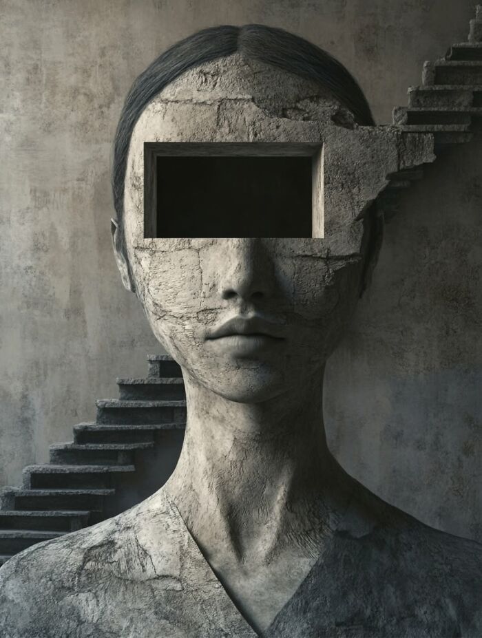 Wait, This Artist Actually Melts Faces Into Nature And Stuff? (40 Pics)